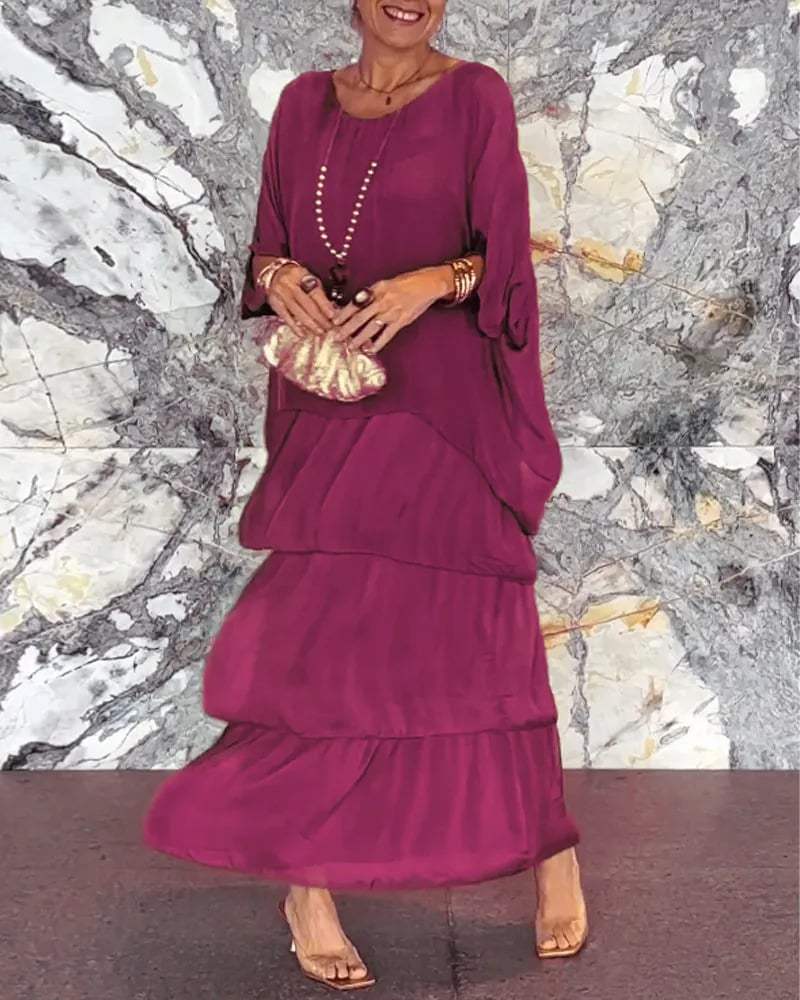 👗 50% OFF NOW! 🎨 Artistic Style Loose Dress – Relaxed Fit, Unique Design & Perfect for Casual Days 🌸