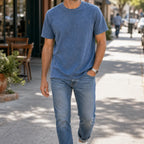 SUMMER FINAL SALE - Men's Garment-Dyed Crewneck Short Sleeve T-Shirt 14-Pack $37.99