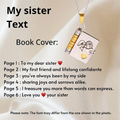 🔥My Little Star Book Necklace for Daughter, Birthday Day Gift Graduation Jewelry of Love