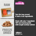PureBites Freeze Dried Dog Treats - Salmon