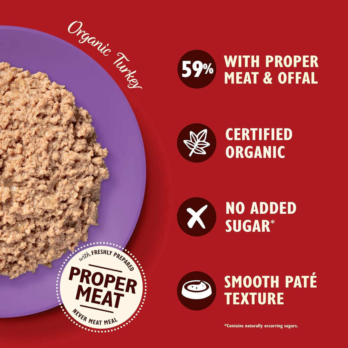 Lily's Kitchen - Wet Food For Cats - Organic Turkey Paté 85g