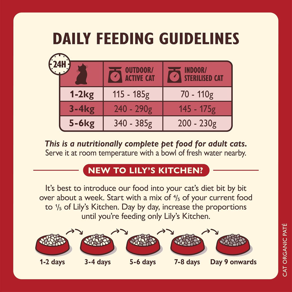 Lily's Kitchen - Wet Food For Cats - Organic Turkey Paté 85g