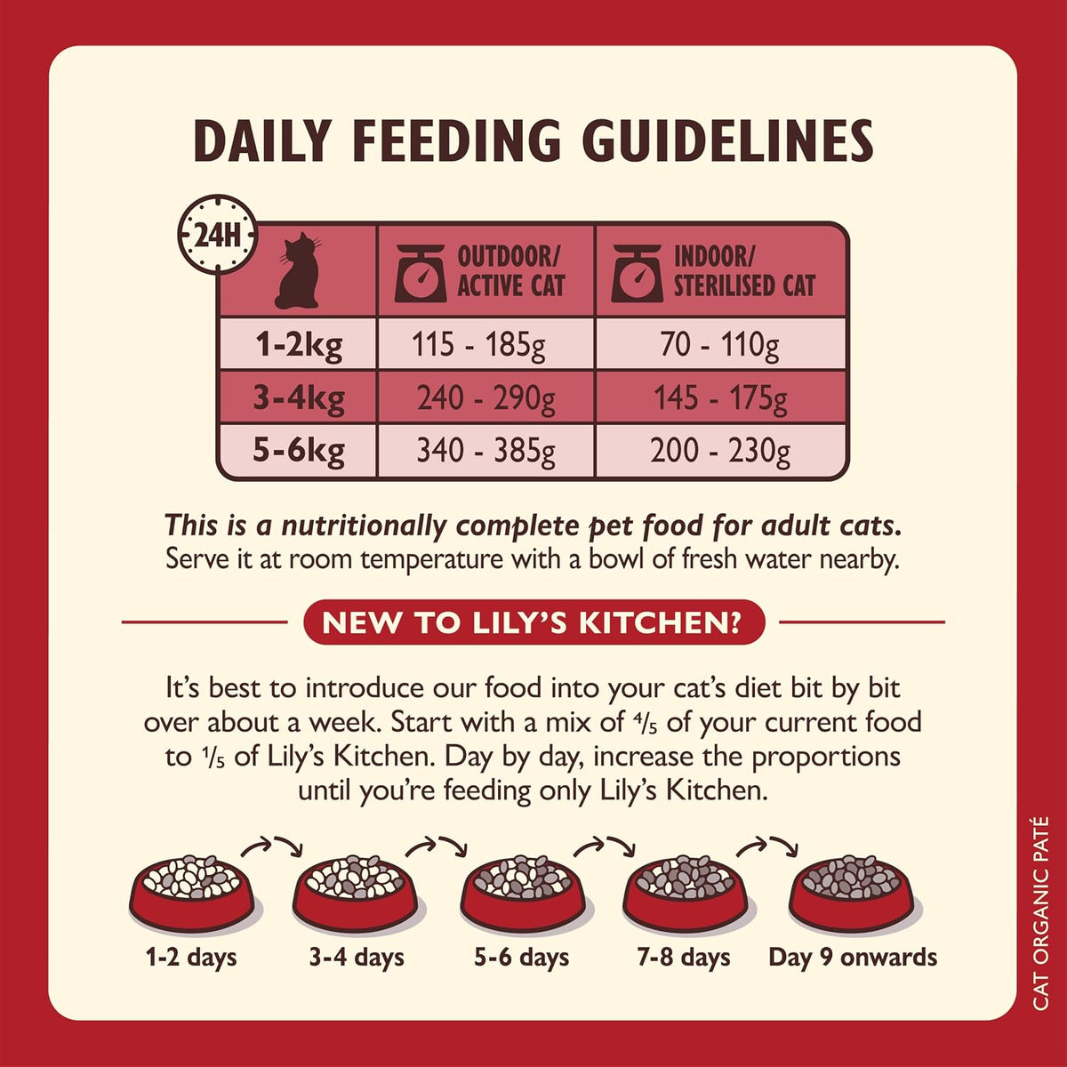 Lily's Kitchen - Wet Food For Cats - Organic Turkey Paté 85g