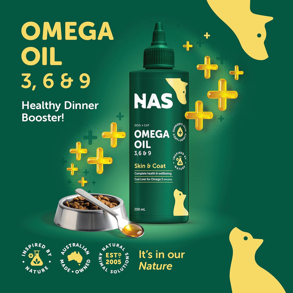 NAS - Omega 3, 6, 9 Oil for Dogs 500mL