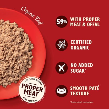 Lily's Kitchen - Wet Food For Cats - Organic Beef Paté 85g