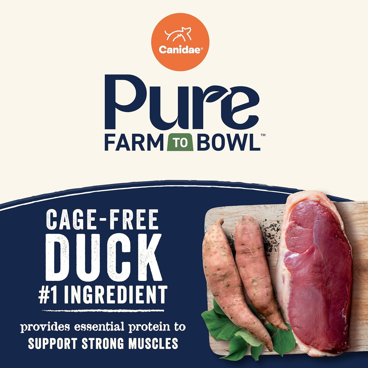 Canidae PURE Grain Free Dry Dog Food - Duck & Sweet Potato