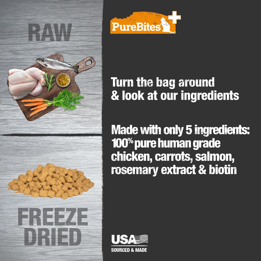 PureBites Functional Freeze Dried Cat Treats - Skin & Coat 31g