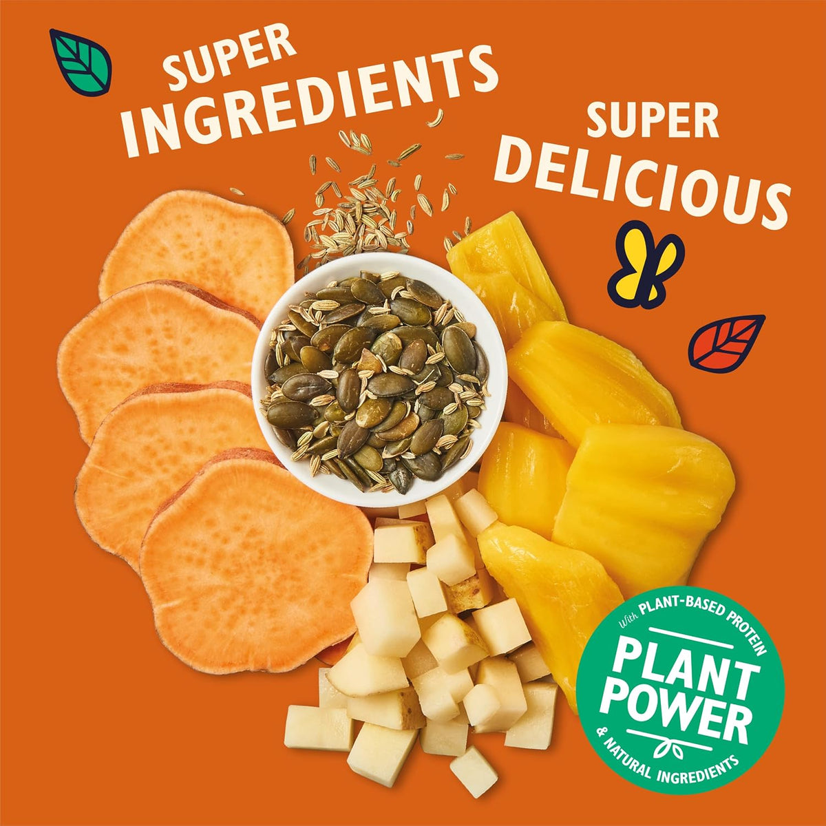 Lily's Kitchen - Succulent Sweet Potato Jerky with Jackfruit 70g