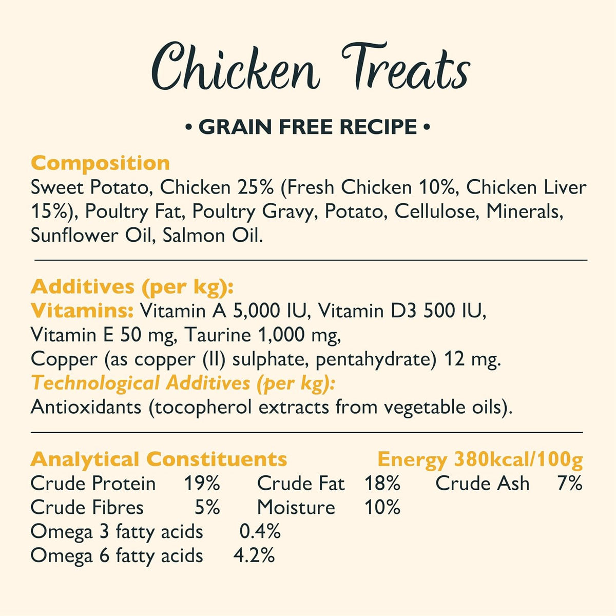 Lily's Kitchen - Chicken Cat Treats 60g