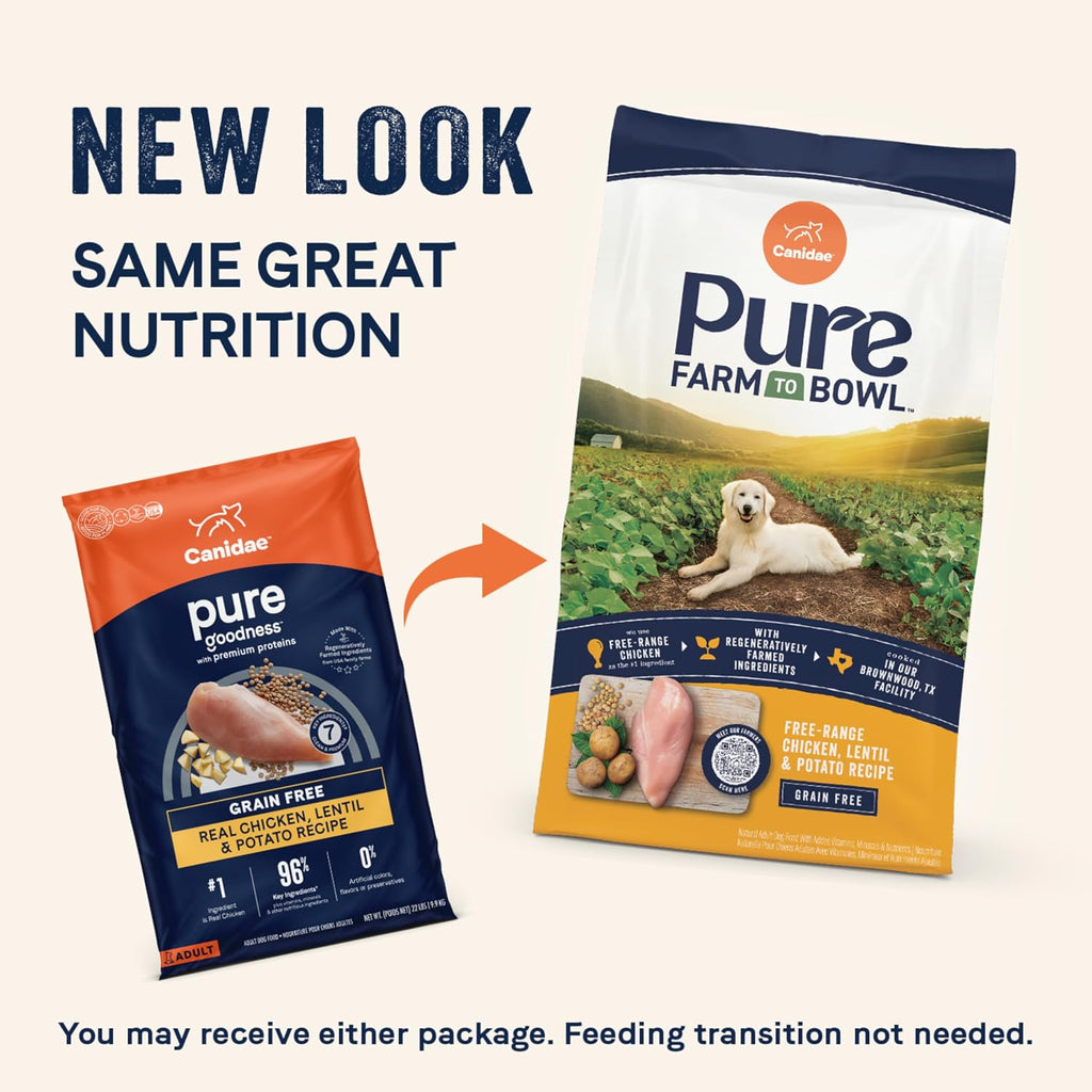 Canidae PURE Grain Free Dry Puppy Food - Chicken, Lentil & Whole Egg