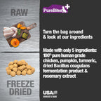 PureBites Functional Freeze Dried Dog Treats - Gut & Digestion 85g