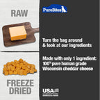 PureBites - Freeze Dried Dog Treats - Cheddar Cheese 120g