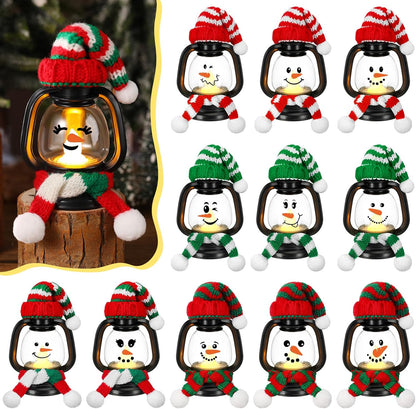 🎄Christmas Sale 50% OFF🎅🏻 -⛄ Snowman Lantern with Hats and Scarves