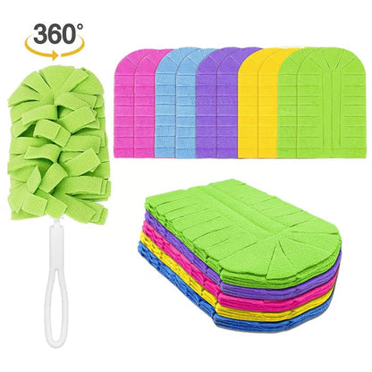⏰Last Day 60% OFF✨ 360° Electrostatic Duster Refills with Duster handles — The Sustainable Choice for a Dust-Free Home