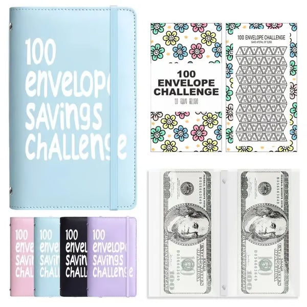 🔥BEST NEW YEAR GIFT £8.99!!🎁100 Envelope Savings Challenge Book💷
