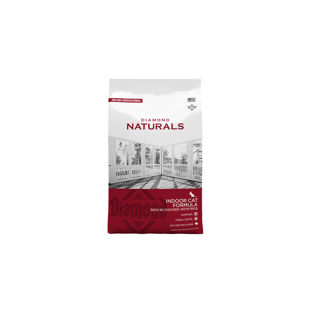 Diamond Naturals Indoor Cat Dry Food Chicken & Rice