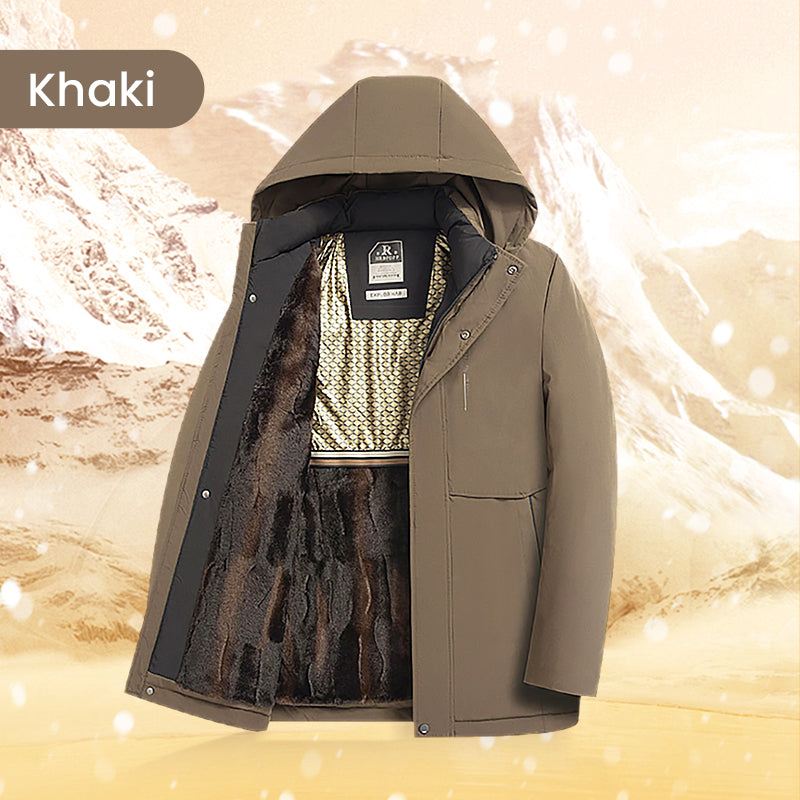 🧥❄️Winter Sale 50% OFF! ✨ Men’s Thermal Hooded Parka Coat - Windproof & Water-Resistant Winter Jacket with Multiple Pockets for Extreme Cold ❄️🛡️