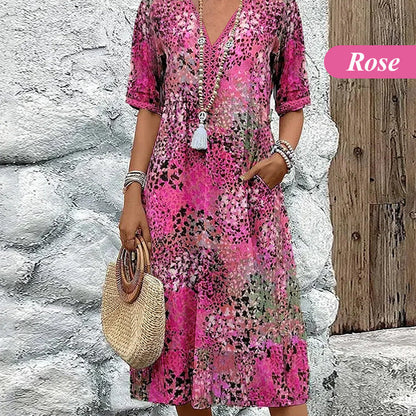 💥2025 Mother's Day Sale 49% OFF🤩Vibrant midi dress