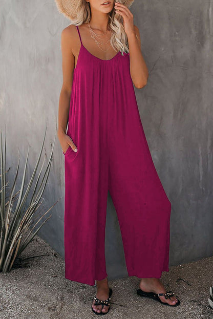 🌹Loose Sleeveless Strap Stretchy Jumpsuit
