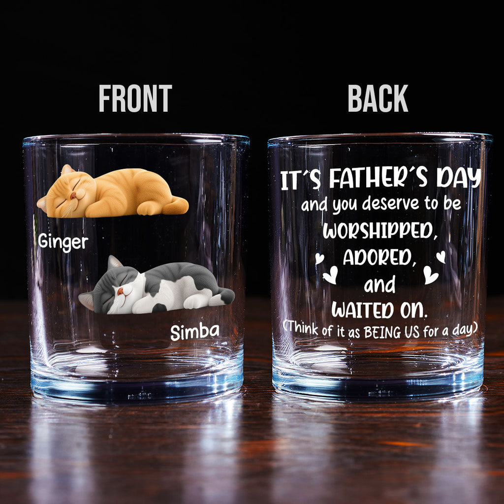 Deserve To Be - Personalized Whiskey Glass