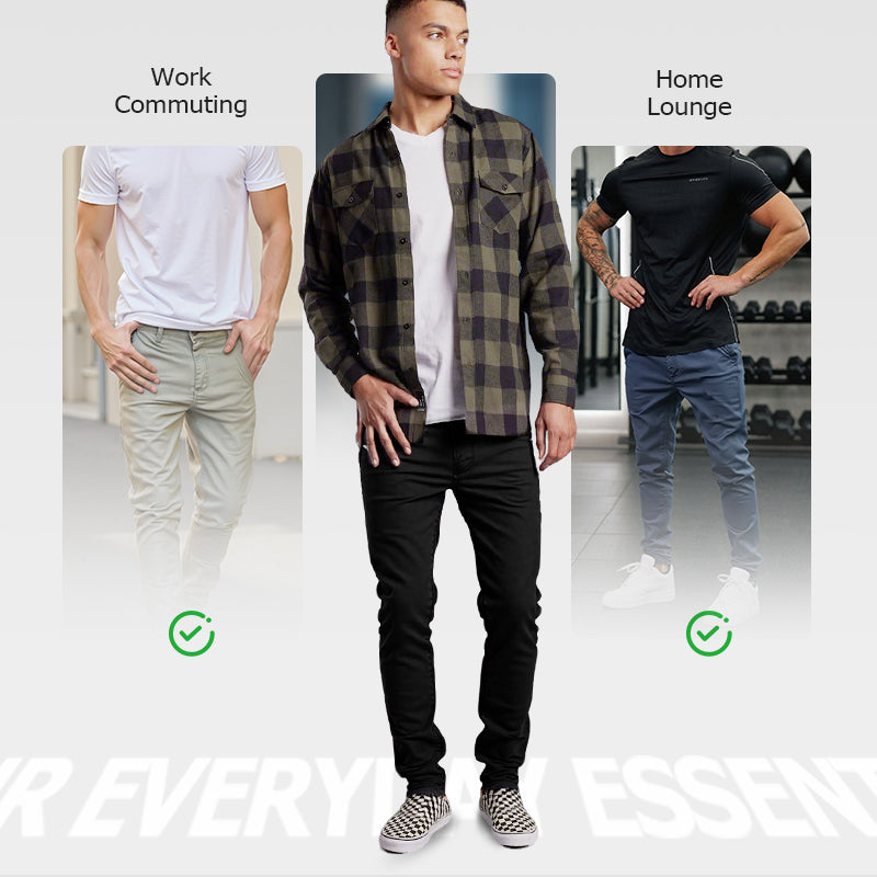 🖤New Year 50% OFF 🖤 Men’s Casual Slim-Fit Solid Color Pants❄️