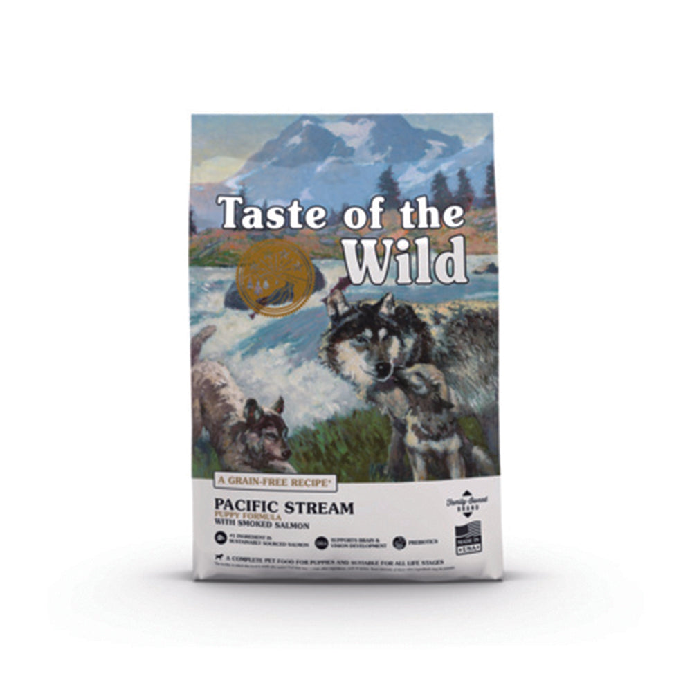 TASTE OF THE WILD Pacific Stream Grain Free Dog Food for Puppy