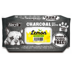 Absorb Plus Charcoal Pet Wipes 80 Sheets 20 X 15cm