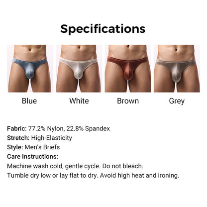 🔥 ‌Best-Selling Bundle🔥Buy 3 Get 2 Free🔥Men's Low-Rise Contoured Pouch Sexy Briefs