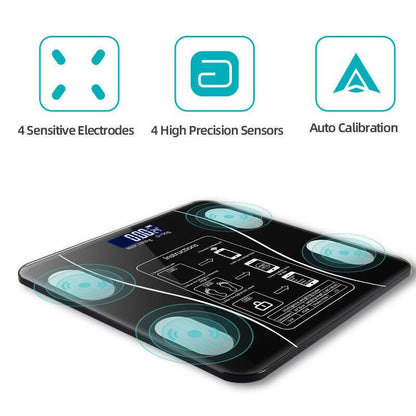 💥LAST DAY SALE 70% OFF🔥Smart BMI Digital Wireless Weight Scales with LCD Display
