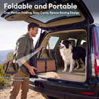 Foldable Dog Stairs for Car with Wide Non-Slip Steps - LuxeNest