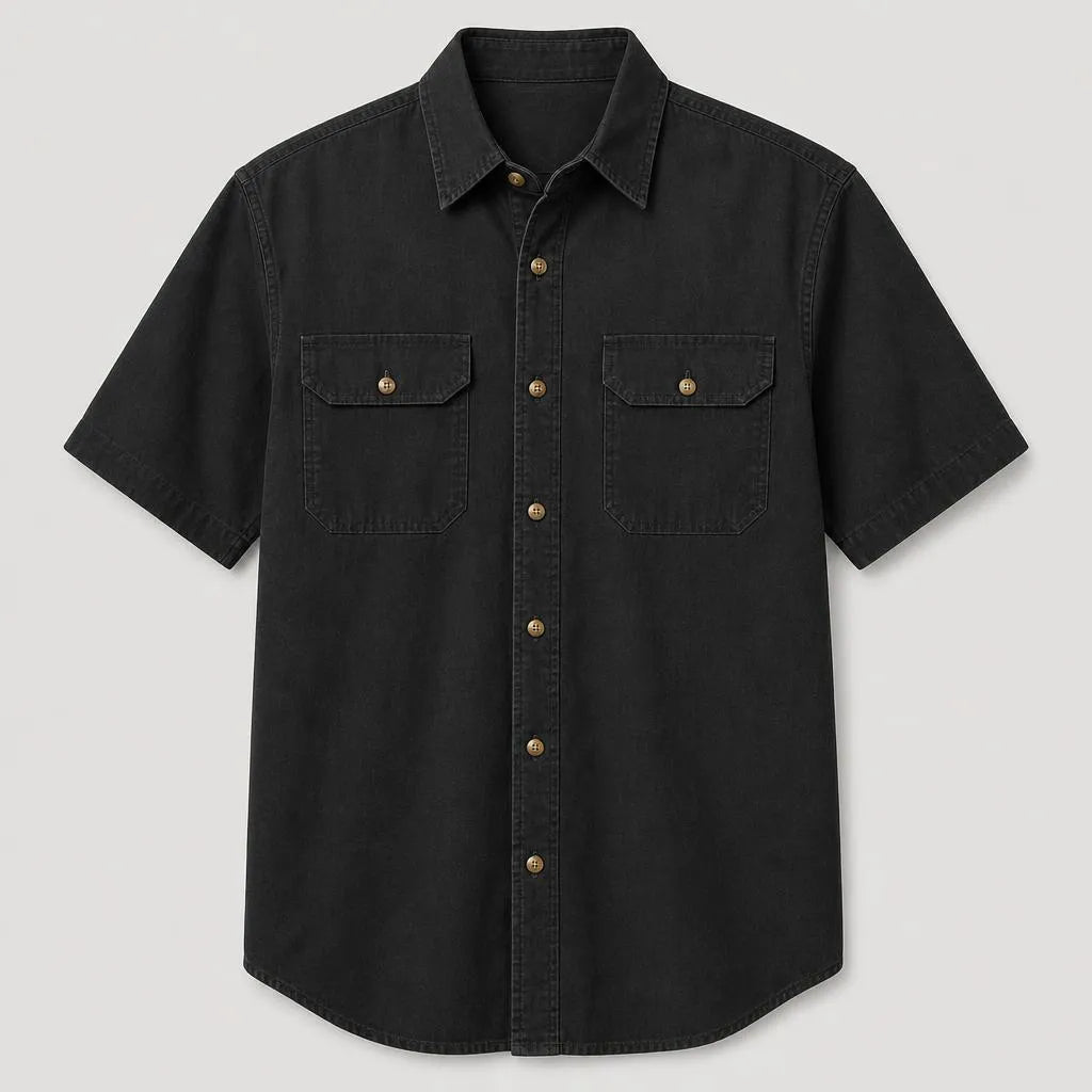 🎁10 Pack for $34.99⚡- Men’s Short Sleeve Utility Work Shirt
