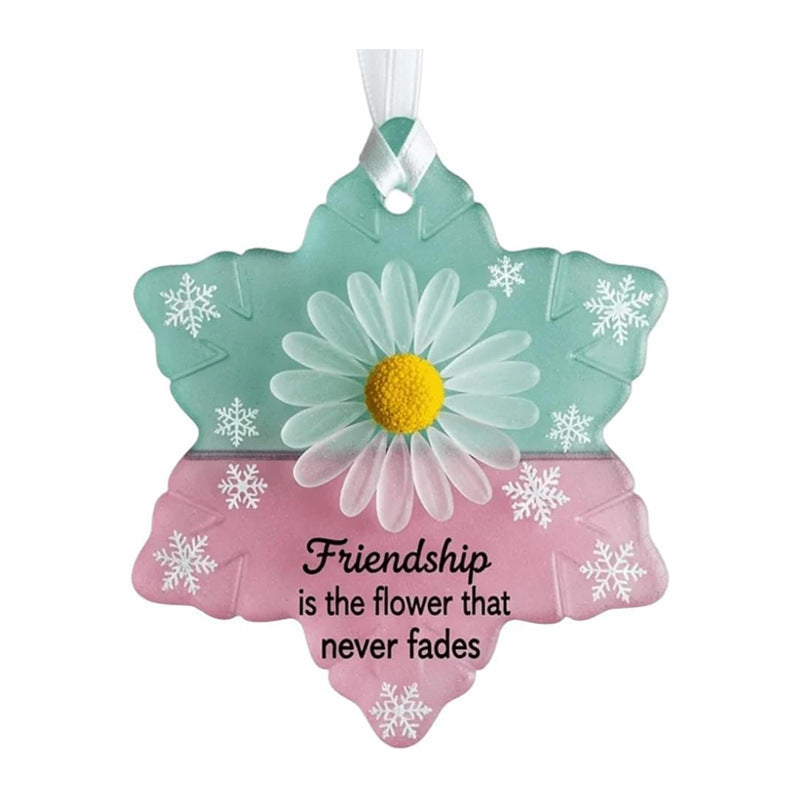 🔥Last Day: BUY 2 GET 1 FREE 💝Christmas Friendship Sea Glass Decoration✨Shaped by Nature & Crafted by Hand!