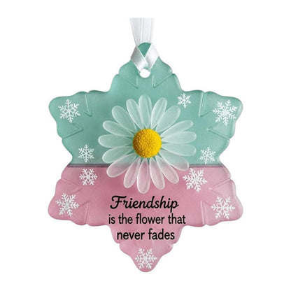 🔥Last Day: BUY 2 GET 1 FREE 💝Christmas Friendship Sea Glass Decoration✨Shaped by Nature & Crafted by Hand!