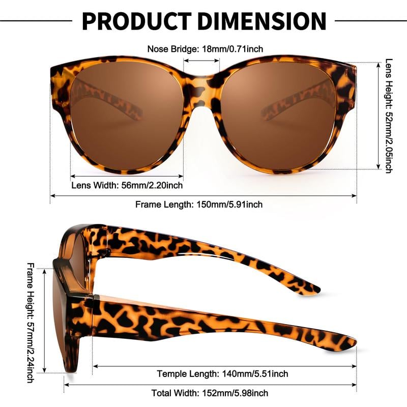 🏖️LIMITED SALE：ONLY ￡6.99!!😎UV400 Protection Fit Over Glasses Sunglasses