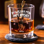 Paw It Off Now - Personalized Whiskey Glass