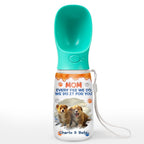 We Do It For You Photo - Personalized Pet Water Bottle With Drinking Feeder