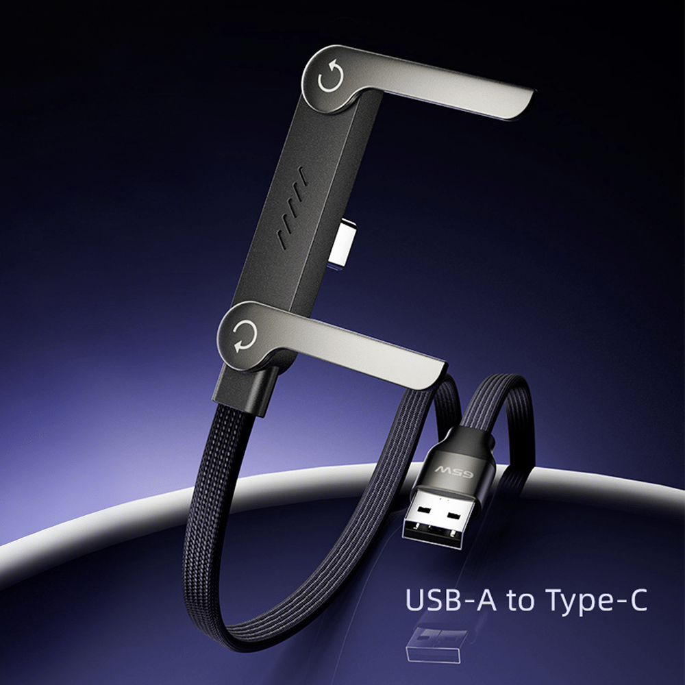 🎁Year-End Sale 70% OFF🏆⚡2-in-1 Fast Charging Cable with Adjustable Phone Stand