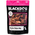 BlackDog Pig Ears Strips Dog Treats