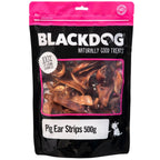 BlackDog Pig Ears Strips Dog Treats