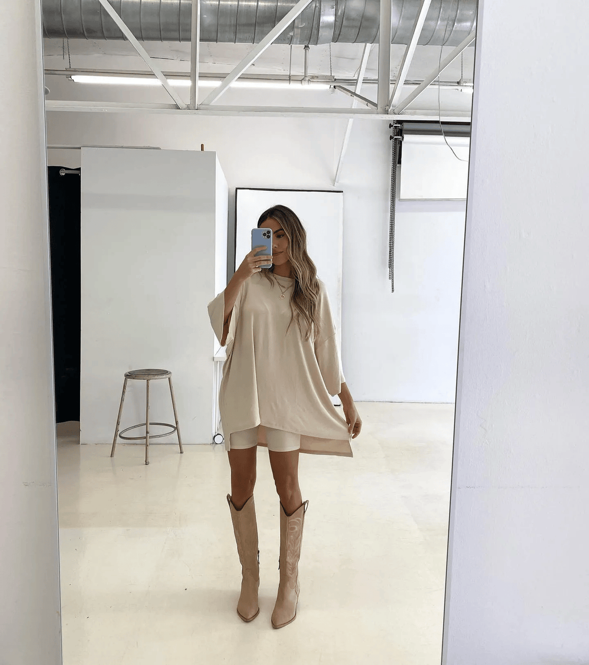🎁Hot Sale⏳Oversized Tee & Biker Outfit Lounge Short Set