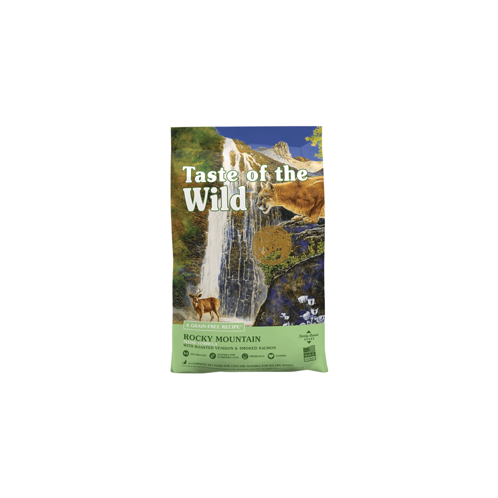 Taste of the Wild Rocky Mountain All Life Stages Dry Cat Food | Roasted Venison & Smoked Salmon
