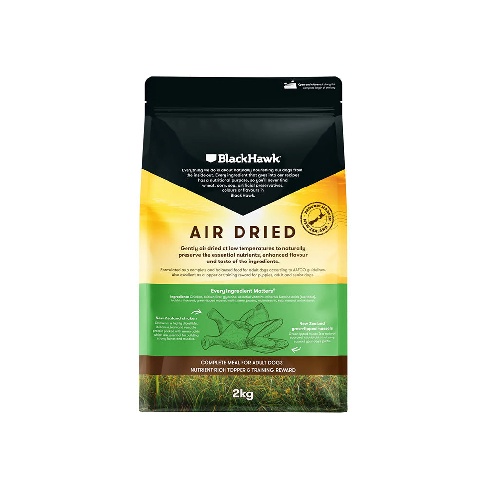 BLACK HAWK Chicken Air Dried Dog Food
