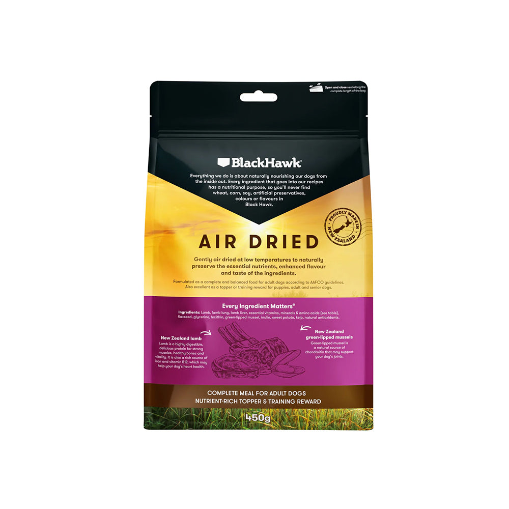 BLACK HAWK Lamb Air Dried Dog Food