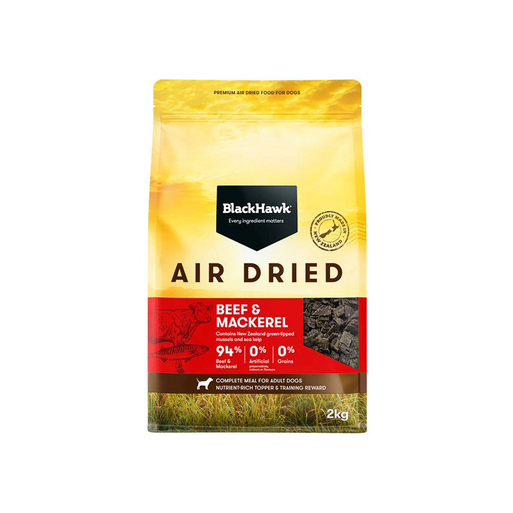 BLACK HAWK Beef & Fish Air Dried Dog Food