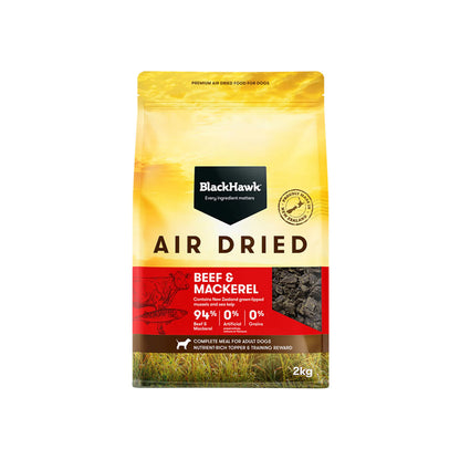 BLACK HAWK Beef & Fish Air Dried Dog Food