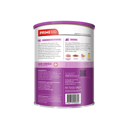 PRIME100 SPD Air Dried Turkey & Flaxseed Dog Food