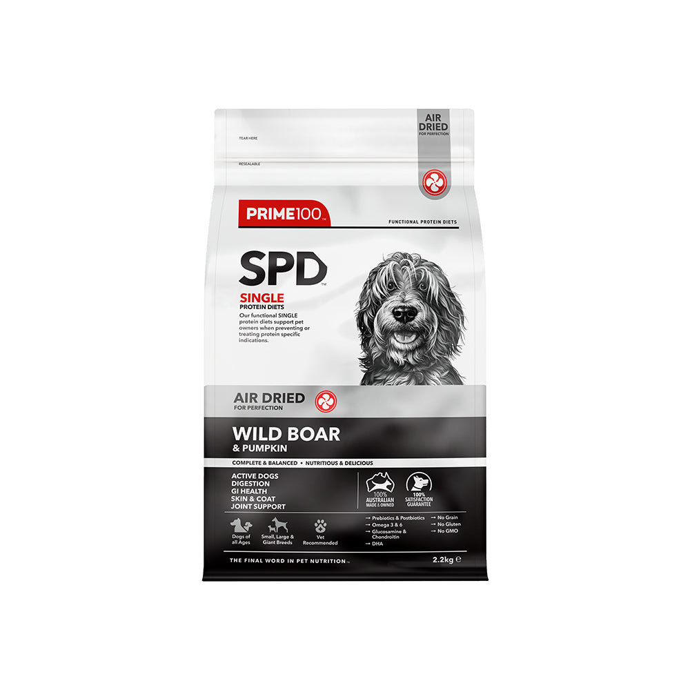 PRIME100 SPD Air Dried Wild Boar & Pumpkin Dog Food