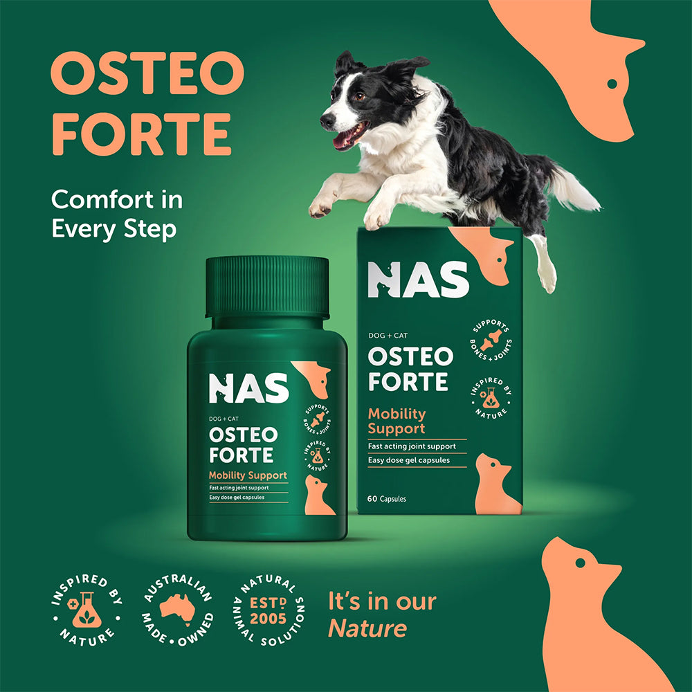 NAS NATURAL ANIMAL SOLUTIONS Osteoforte 60Caps