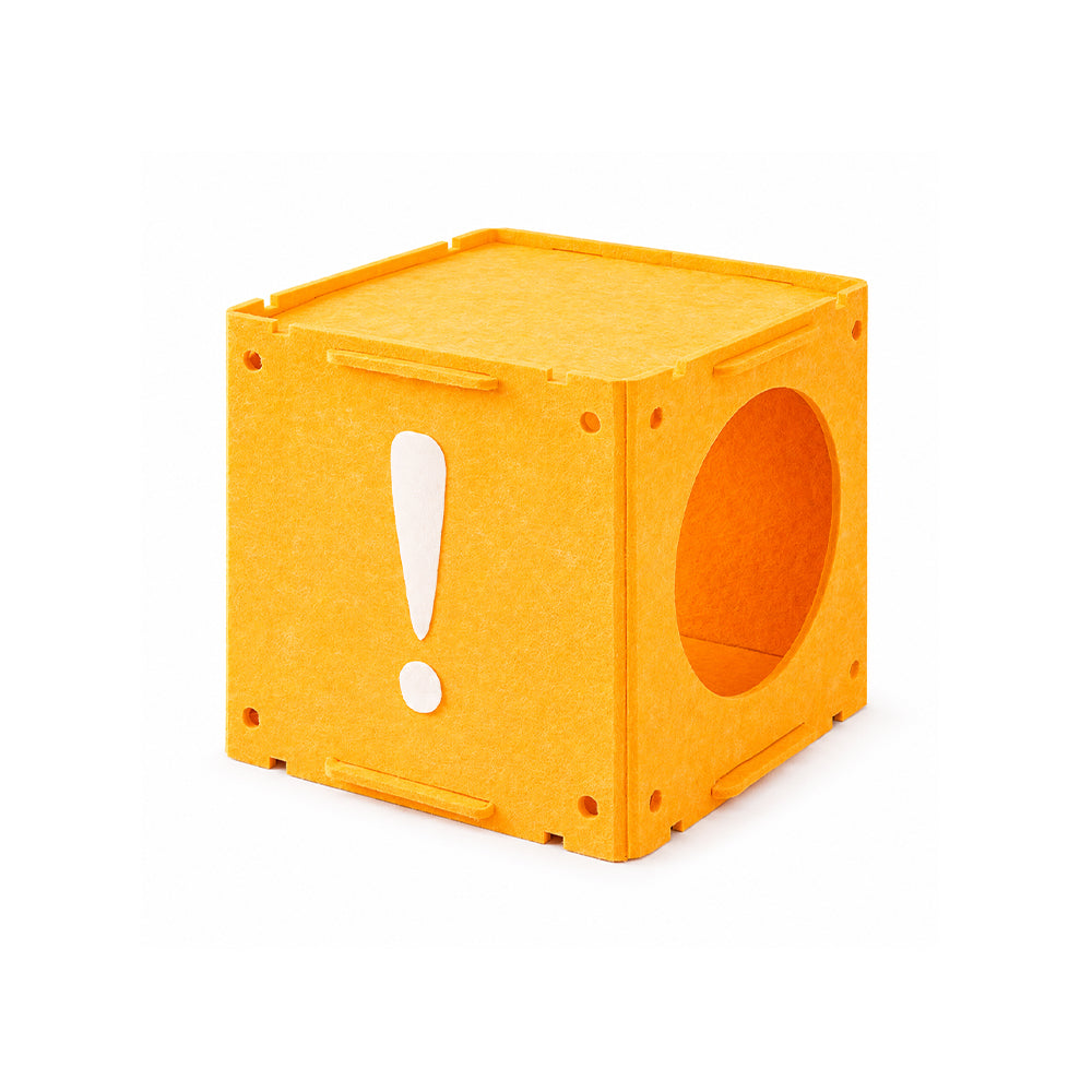 Creative Mario Block Cat Bed Semi-Enclosed Indoor House