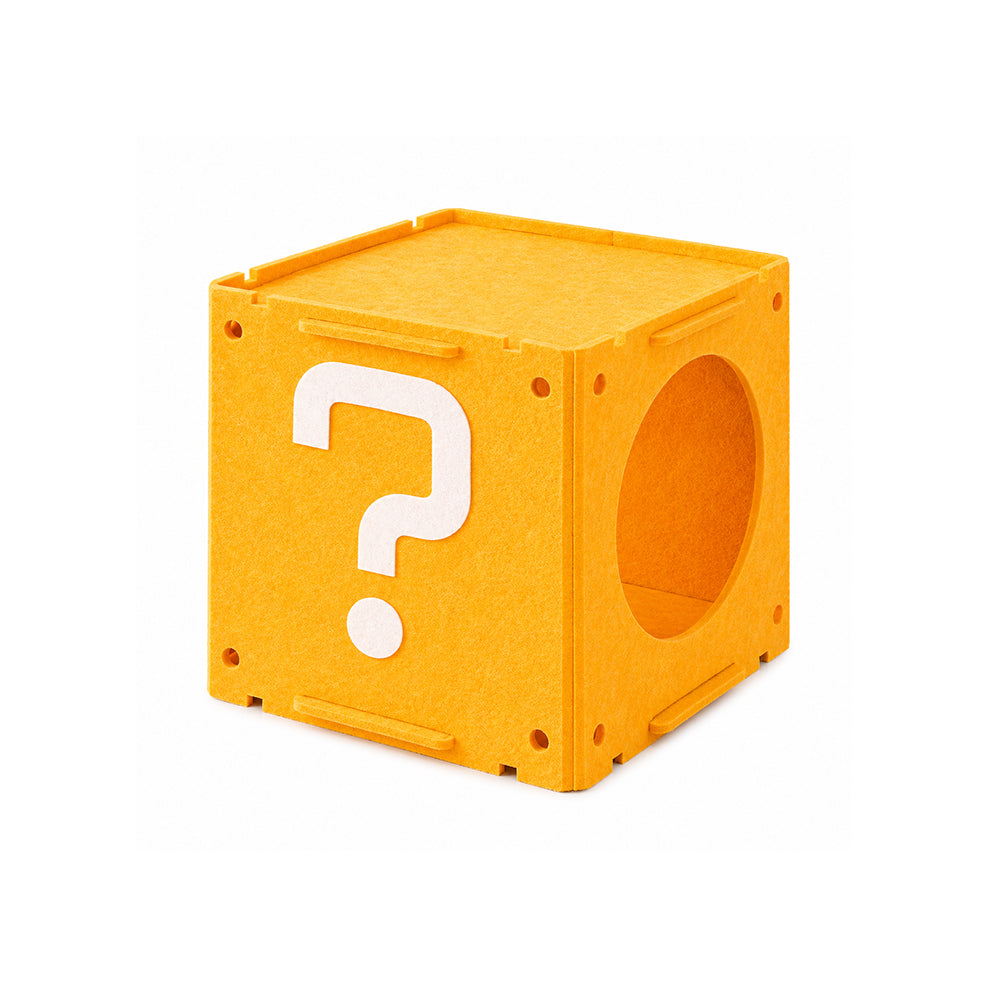 Creative Mario Block Cat Bed Semi-Enclosed Indoor House